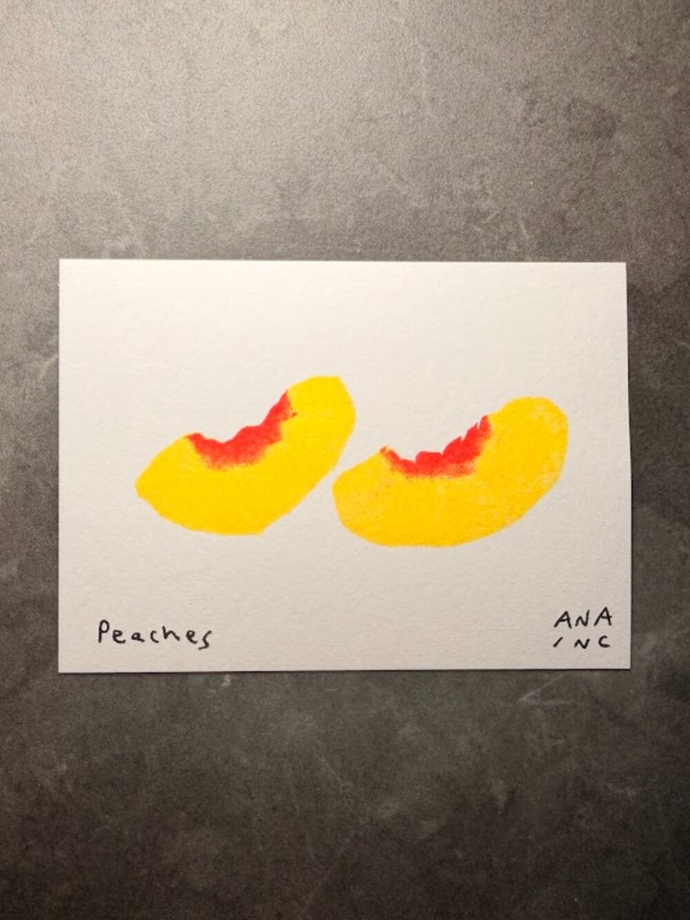 Ana Inciardi Peaches Mini Art Print